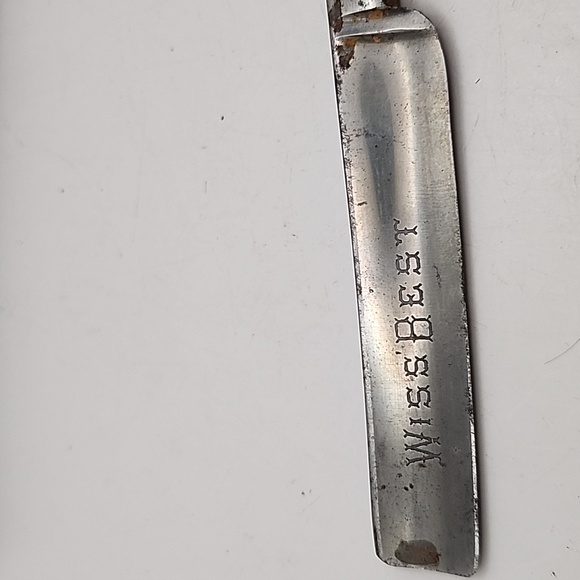 Vintage J. Wiss & Sons Straight Razor Newark, NJ w/ Case - Picture 6 of 16